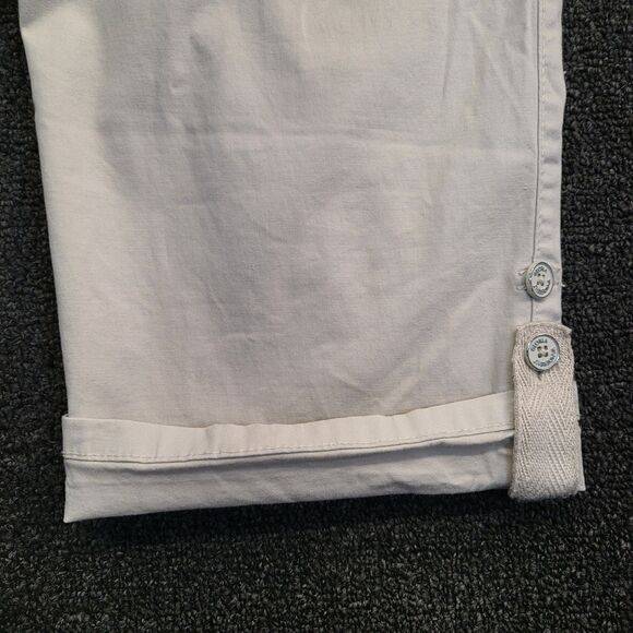 Gloria Vanderbilt Womens 14 (37x20) Denim Skimmer Cuffed Capris Pants - Picture 2 of 12